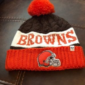 cleveland browns winter hat